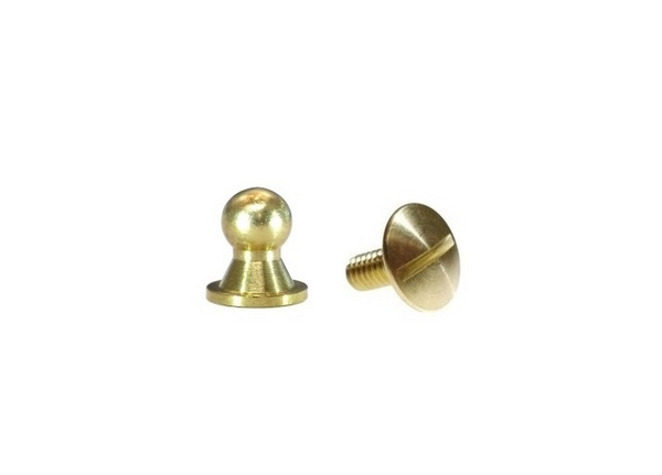 Brass Rivets and Studs for Handbags/screwed Studs/ Button