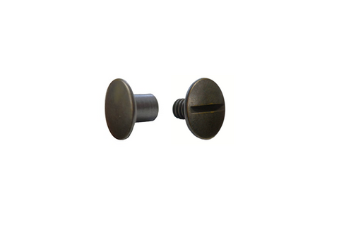 3/16 4.7 MM Mini Small Chicago Screw and Flat Head Post Solid